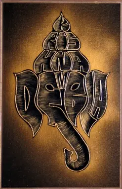 Face Only Name Ganesha artwork
